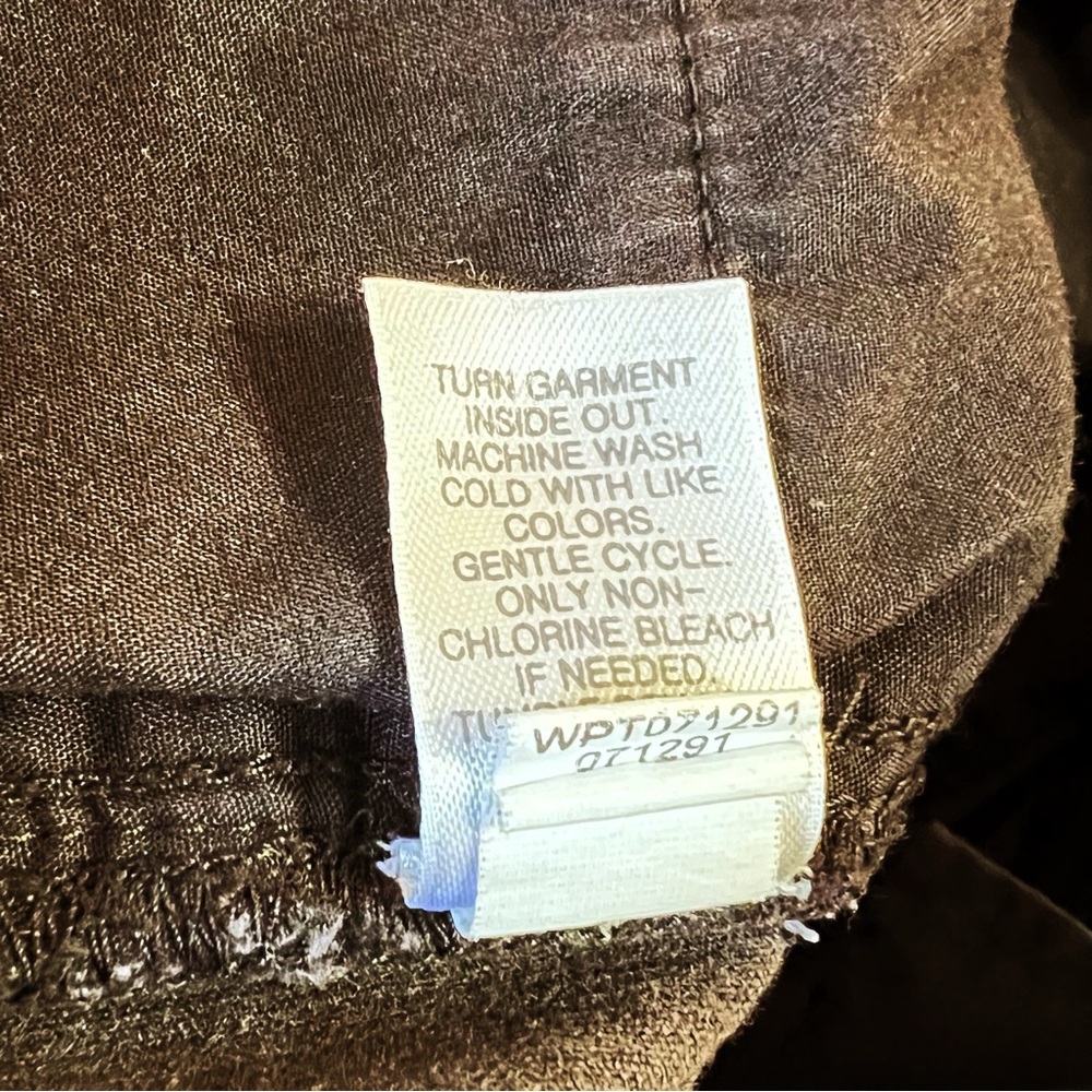 J. Jill Preppy Corduroy Trouser Pants 6 Brown Heritage Minimalist Cabincore - Picture 7 of 7